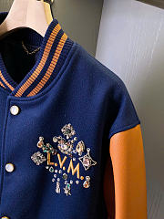 Kitlife Louis Vuitton Embellished Varsity Jacket Unisex - 6