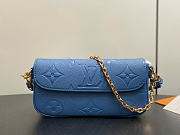 Kitlife Louis Vuitton Wallet On Chain Ivy Blue M27755 23.5x12x4.3cm - 1