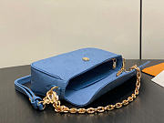 Kitlife Louis Vuitton Wallet On Chain Ivy Blue M27755 23.5x12x4.3cm - 5