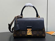 Kitlife Louis Vuitton Madeleine BB Bag Monogram Black Coated Canvas M27511 24.5x16x8cm - 1