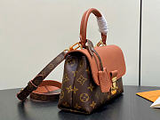 Kitlife Louis Vuitton Madeleine BB Bag Monogram Cognac Coated Canvas M28288 24.5x16x8cm  - 5
