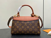 Kitlife Louis Vuitton Madeleine BB Bag Monogram Cognac Coated Canvas M28288 24.5x16x8cm  - 4