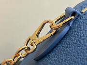 Kitlife Louis Vuitton Speedy Bandouliere 20 Bag Blue Monogram Empreinte Leather M28316 20.5x13.5x12cm  - 6
