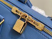Kitlife Louis Vuitton Speedy Bandouliere 20 Bag Blue Monogram Empreinte Leather M28316 20.5x13.5x12cm  - 2