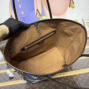 Kitlife Louis Vuitton Neverfull MM Bag Brown Monogram Eden M28918 31x28x14cm - 5