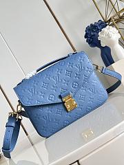 Kitlife Louis Vuitton Pochette Métis Bag Blue Monogram Empreinte M27357 25x19x7cm - 1