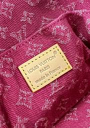 Kitlife Louis Vuitton Pochette Cosmétique PM Bag Pink Denim M28050 19x12x6cm - 3