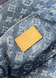 Kitlife Louis Vuitton Pochette Cosmétique PM Bag Blue Denim M28050 19x12x6cm - 4