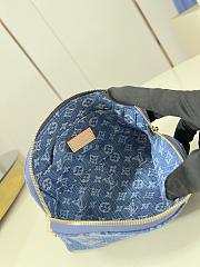 Kitlife Louis Vuitton Pochette Cosmétique PM Bag Blue Denim M28050 19x12x6cm - 3