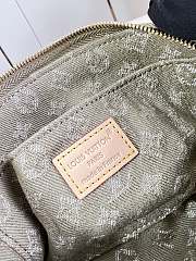 Kitlife Louis Vuitton Pochette Cosmétique PM Bag Green Denim M28050 19x12x6cm  - 3