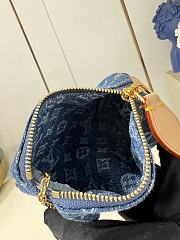 Kitlife Louis Vuitton Trousse Speedy Wallet Blue Denim M28050 11x7.5x6cm - 4