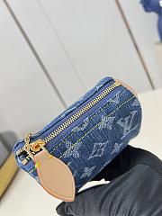 Kitlife Louis Vuitton Trousse Speedy Wallet Blue Denim M28050 11x7.5x6cm - 2