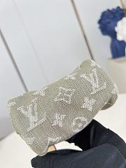Kitlife Louis Vuitton Trousse Speedy Wallet Green Denim M27604 11x7.5x6cm - 2