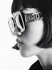 Kitlife Chanel acetate Calfskin Polarized Square Sunglasses 5473-Q Black - 1