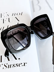 Kitlife Chanel acetate Calfskin Polarized Square Sunglasses 5473-Q Black - 5