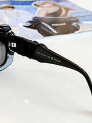 Kitlife Chanel acetate Calfskin Polarized Square Sunglasses 5473-Q Black - 2