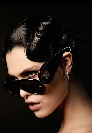 Kitlife Loewe Black Wave Mask Sunglasses