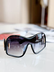 Kitlife Loewe Black Wave Mask Sunglasses - 5