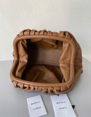 Kitlife Bottega Veneta Dark Brown Leather Pouch 38x20x8.5cm - 6