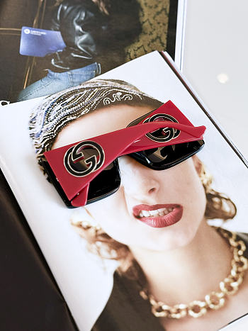 Kitlife Gucci Sunglasses Black & Red