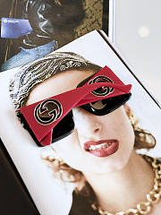 Kitlife Gucci Sunglasses Black & Red - 5