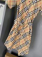 Kitlife Burberry Cotton Shirt Dress Beige - 3