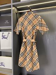 Kitlife Burberry Cotton Shirt Dress Beige - 2