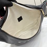 Kilife Gucci Logo-Print Leather Belt Bag Crossbody Bag Black 493869 28x18x8cm - 4