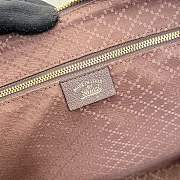 Kitlife Gucci Borsetto Large Boston Bag Dark Brown Suede 86673 38.5x22.5x13cm  - 3