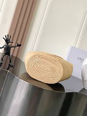 Kitlife Celine Braided Panier Bag In Natural Raffia 121922 21x15x10cm - 3