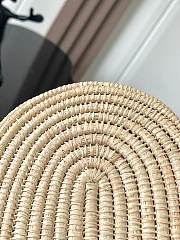 Kitlife Celine Braided Panier Bag In Natural Raffia 121922 21x15x10cm - 5