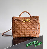 Kitlife Bottega Veneta Andiamo Small Bag Brown 743568  25x22x10.5cm  - 1