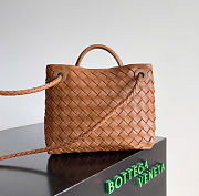 Kitlife Bottega Veneta Andiamo Small Bag Brown 743568  25x22x10.5cm  - 4