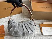Kitlife Louis Vuitton Pochette Valley Bag Gray Denim M13571 21x15x7cm  - 1