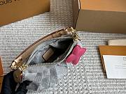 Kitlife Louis Vuitton Pochette Valley Bag Gray Denim M13571 21x15x7cm  - 6