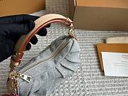 Kitlife Louis Vuitton Pochette Valley Bag Gray Denim M13571 21x15x7cm  - 5