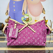 Kitlife Louis Vuitton Carryall Cargo PM Bag Pink Denim M27623 33.5x23x15cm - 1