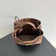 Kitlife Bottega Veneta Andiamo Small Bag Dark Brown 743568 25x22x10.5cm  - 3