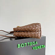 Kitlife Bottega Veneta Andiamo Small Bag Dark Brown 743568 25x22x10.5cm  - 4