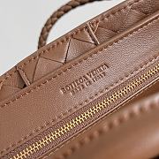 Kitlife Bottega Veneta Andiamo Small Bag Dark Brown 743568 25x22x10.5cm  - 2