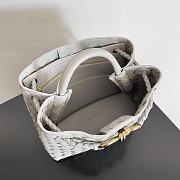 Kitlife Bottega Veneta Andiamo Small Bag Gray 743568 25x22x10.5cm  - 5