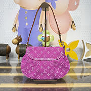 Kitlife Louis Vuitton Sunset Bag Monogram Pink Denim M28291 18x3x27cm - 6