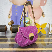 Kitlife Louis Vuitton Sunset Bag Monogram Pink Denim M28291 18x3x27cm - 3