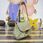 Kitlife Louis Vuitton Sunset Bag Monogram Green Denim M27210 18x3x27cm - 5