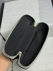 Kitlife Chanel 26SS Suede Green Leather Box Bag 17x19.5x5cm - 6