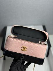 Kitlife Chanel 26SS Suede Pink Leather Box Bag 17x19.5x5cm - 5