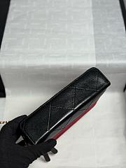 Kitlife Chanel 26SS Suede Red Leather Box Bag 17x19.5x5cm - 5