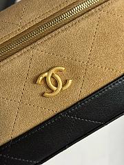 Kitlife Chanel 26SS Suede Beige Leather Box Bag 17x19.5x5cm - 3