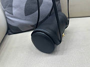 Kitlife Chanel Shiny Caviar Preppy Coco Small Bowling Bag Black 20.5×10×10cm - 5