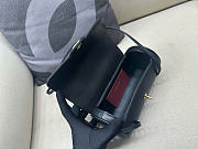 Kitlife Chanel Shiny Caviar Preppy Coco Small Bowling Bag Black 20.5×10×10cm - 2